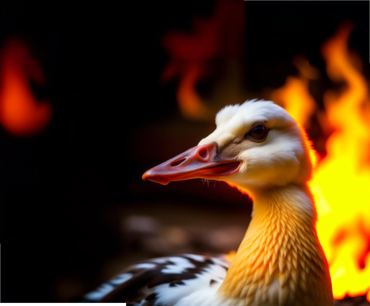 Гусь рассказал им свою историю