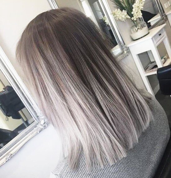 Серо-серебристое тонирование