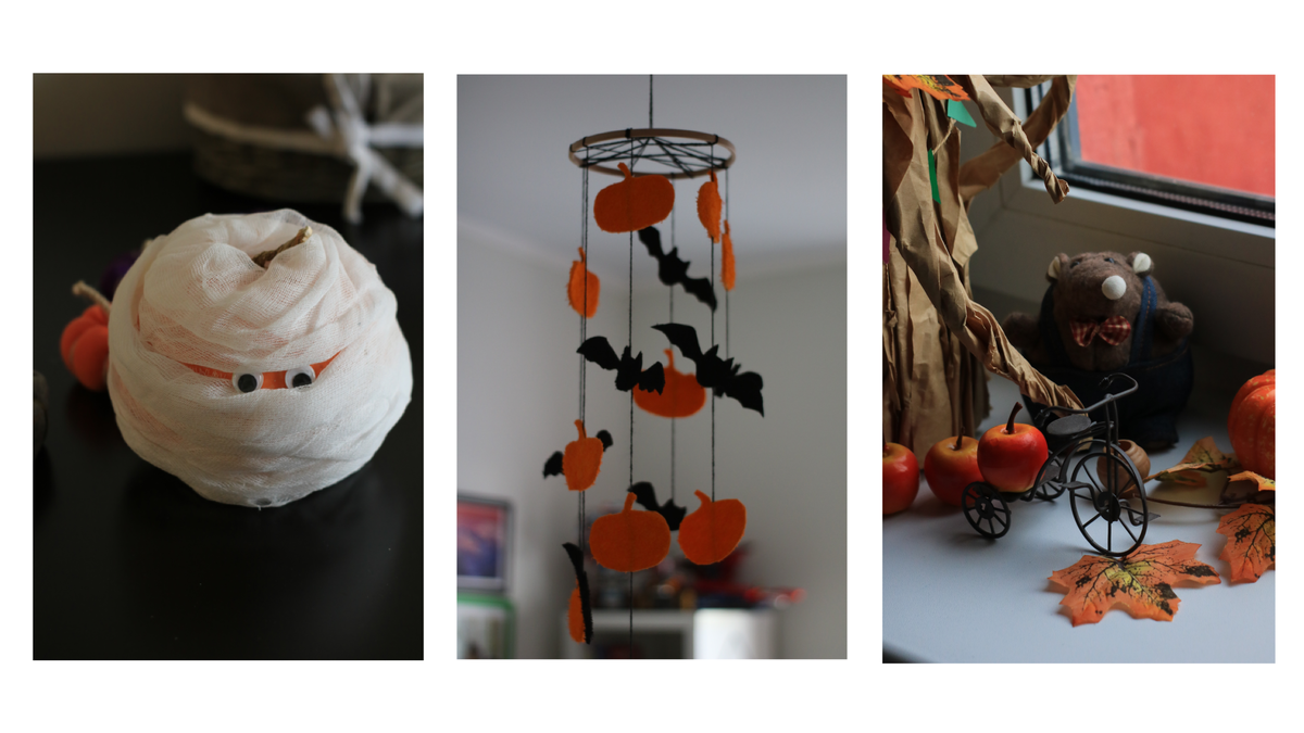 Наши с сыном идеи декора всегда очень простые