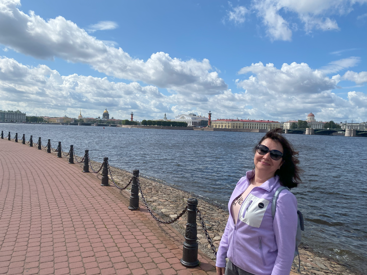 Я на Стрелке Заячьего острова. 