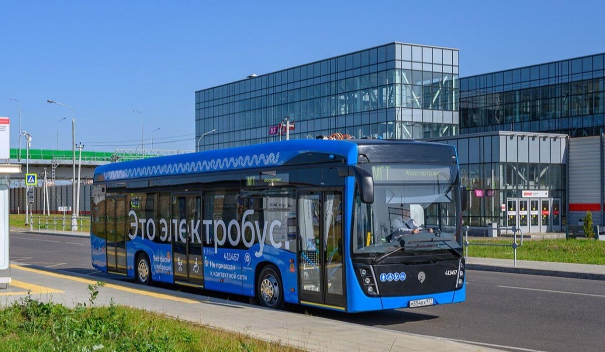     Электробус. Источник: mos.ru Автор фото: Пресс-служба Департамента транспорта и развития дорожно-транспортной инфраструктуры города Москвы