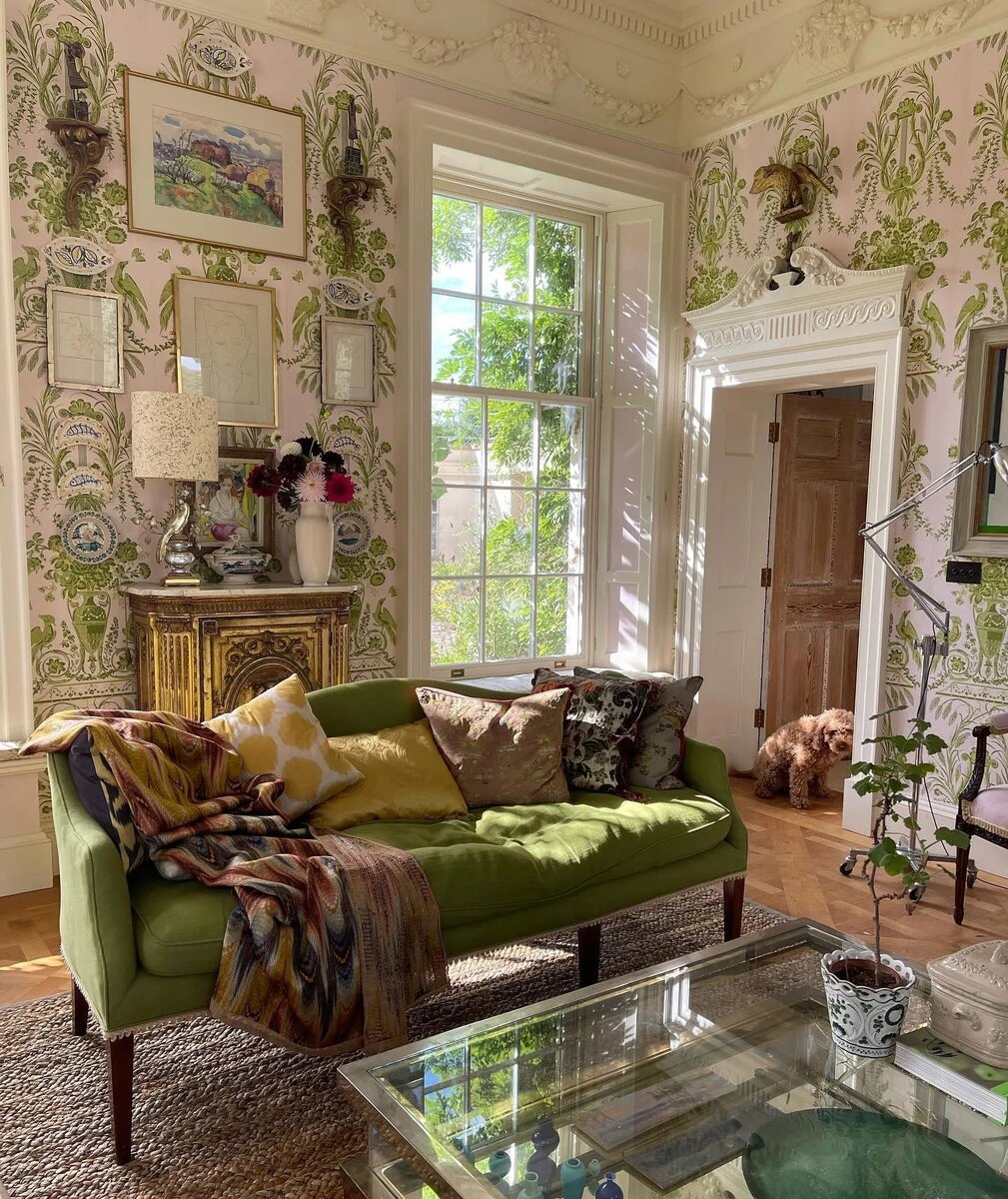 Традиционный британский стиль интерьера, источник фото: социальные сети, декоратор Emily Pradera