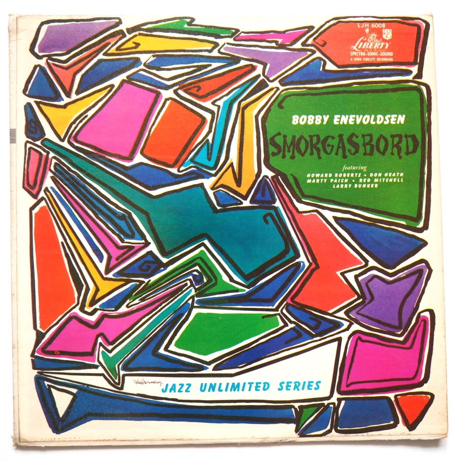 Альбом Боба Эневольдсена 'Smorgasbord', выпущенный лейблом Liberty в 1956 году