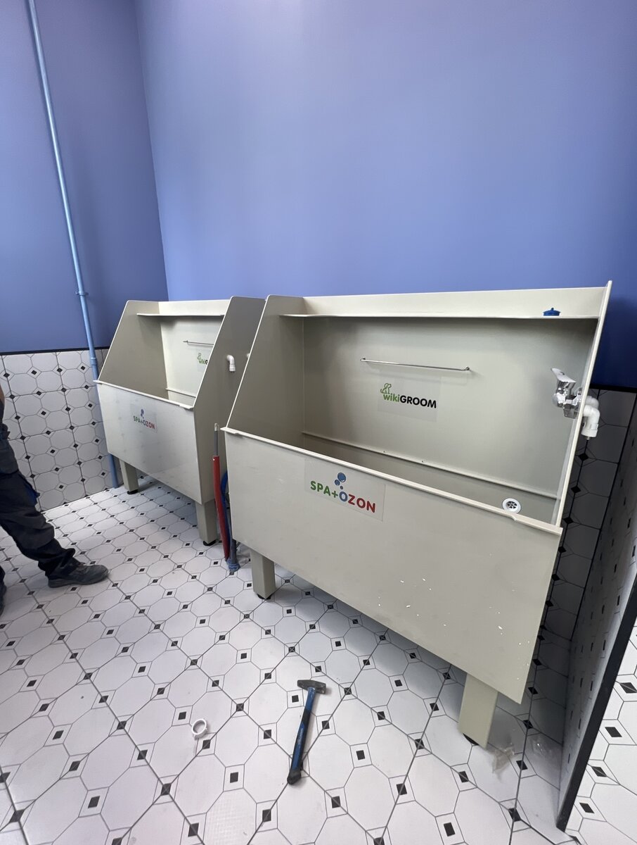 Установка ванн 