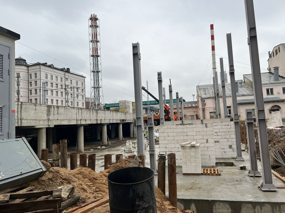 Стройка. Строительство в 4 микрорайоне Курган.