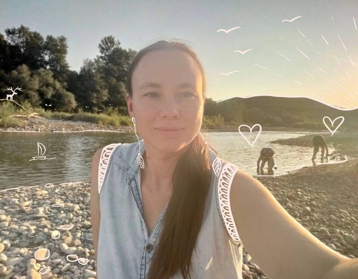 Я с детками на речке, ох эти сладкие попки