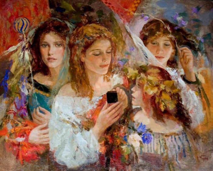 художник Гойо Домингес - https://ru.pinterest.com/