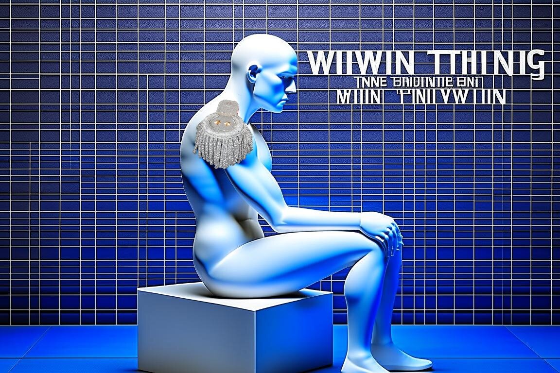 Изображение почти полностью сгенерировано нейросетью Кандинский 2.2 по запросу «Белое мышление в современности»