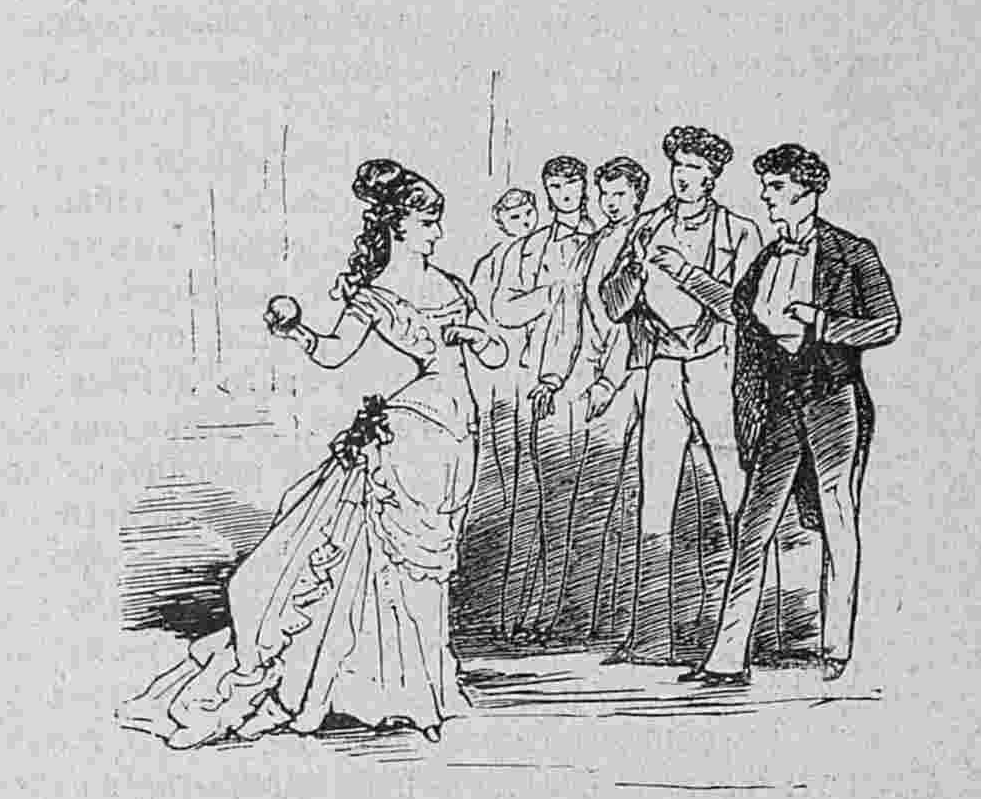 Иллюстрация из журнала "Модный свет", 1881 (с) Из частной коллекции