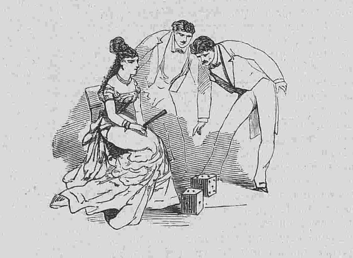 Иллюстрация из журнала "Модный свет", 1881 (с) Из частной коллекции