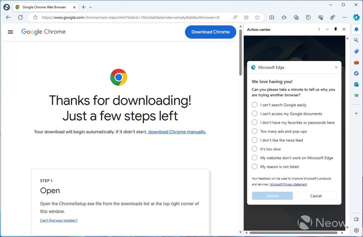 Не получается установить Google Chrome - astudiomebel.ru