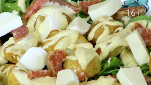 Салат с колбасой салями и сыром – пошаговый рецепт приготовления с фото