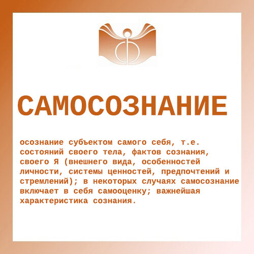 осознание субъектом самого себя, т.е.