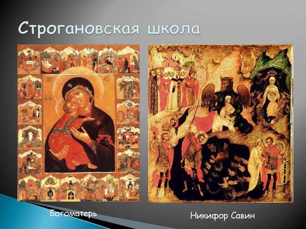 Школы русской иконописи. Строгановская школа Никифор Савин. Строгановская школа иконописи 17 века. Живопись 17 века в России Строгановская школа. Строгановская живопись 17 века Никифор Савин.