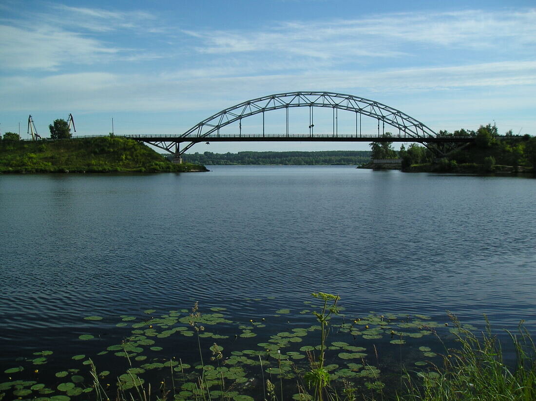 кинешемский мост через волгу