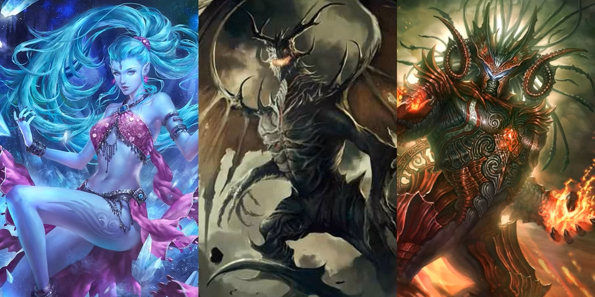 В каждой части можно призвать себе на помощь могущественное существо или его силу