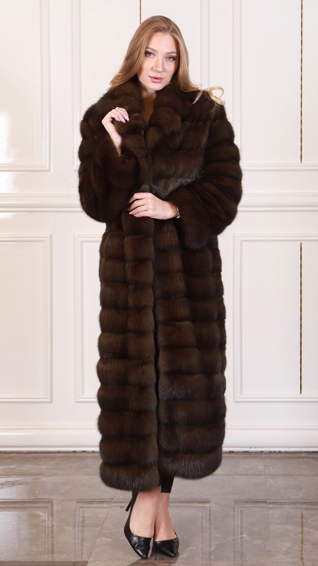 Соболиная шуба. Торговая фирма Leather Fur Istanbul
