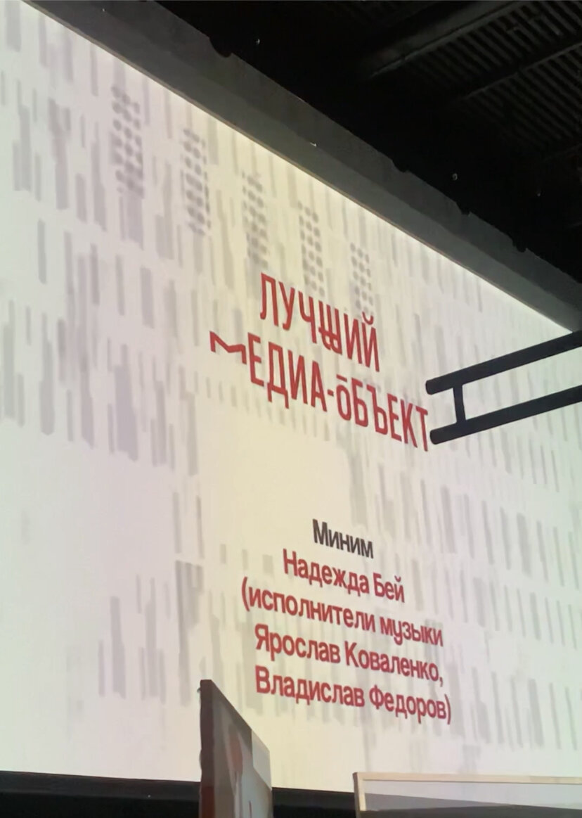 Премия им.С.Курехина 2022, Лучший медиа объект Надежда Бей «Миним».