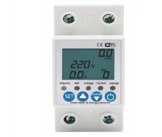 Пример умного однофазного WiFi счетчика