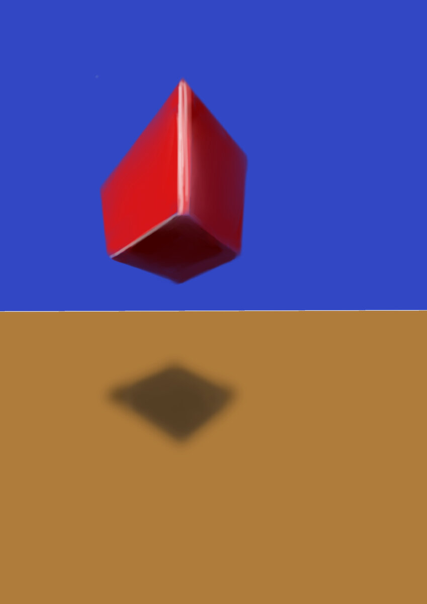 Перспективный кубик в ленту :) На обои ,конечно, ярковато :(