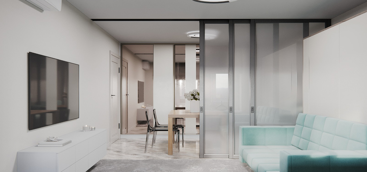 Проект ДВУШКА В ХРУЩЁВКЕ студии DECOART