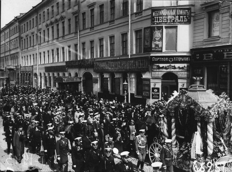 Похороны министра внутренних дел Вячеслава Плеве