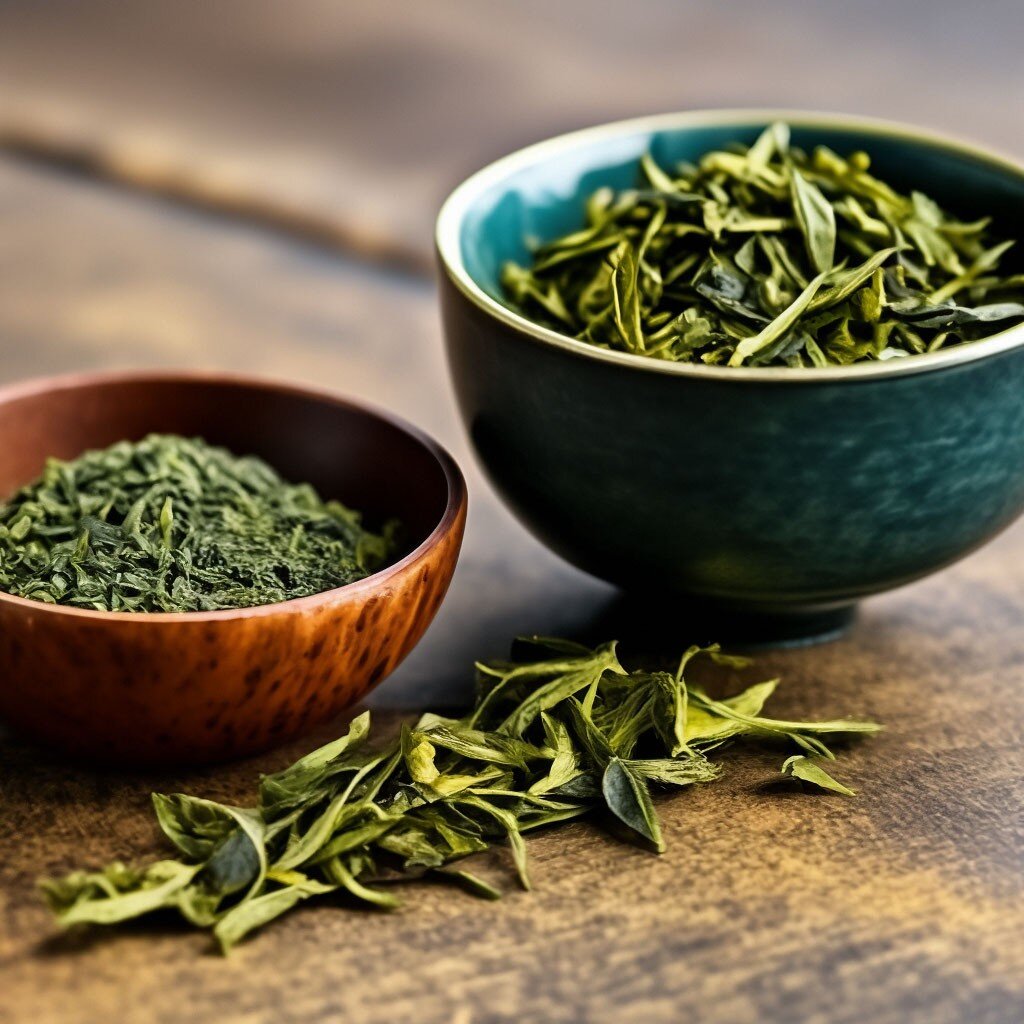 Зелёный чай.