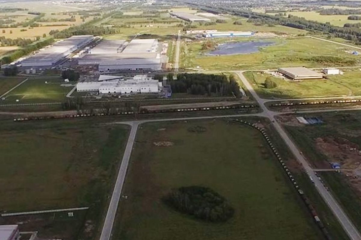    Пример логистического парка, построенного в Новосибирской области.