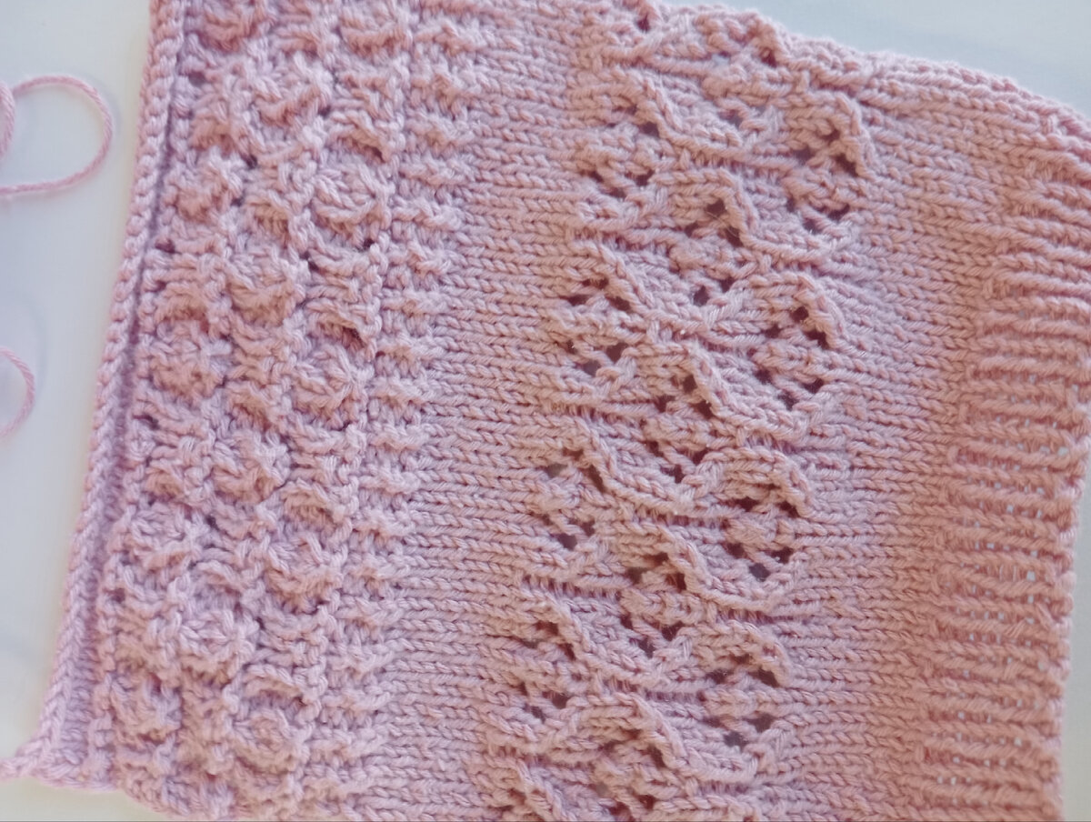 Образец из пряжи madrogoa, фото авторов