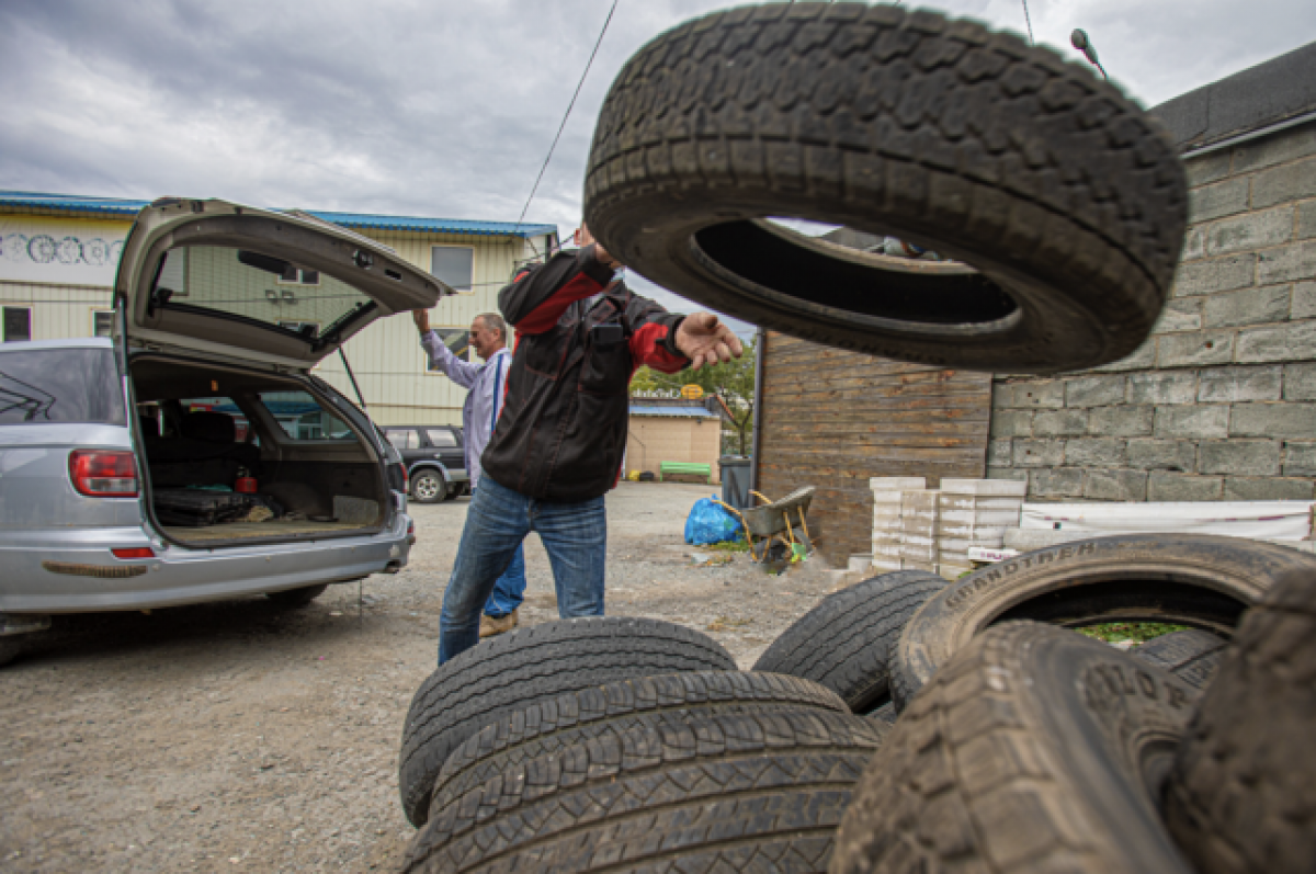    В Уфе стартовала акция «Шинная утилизация»