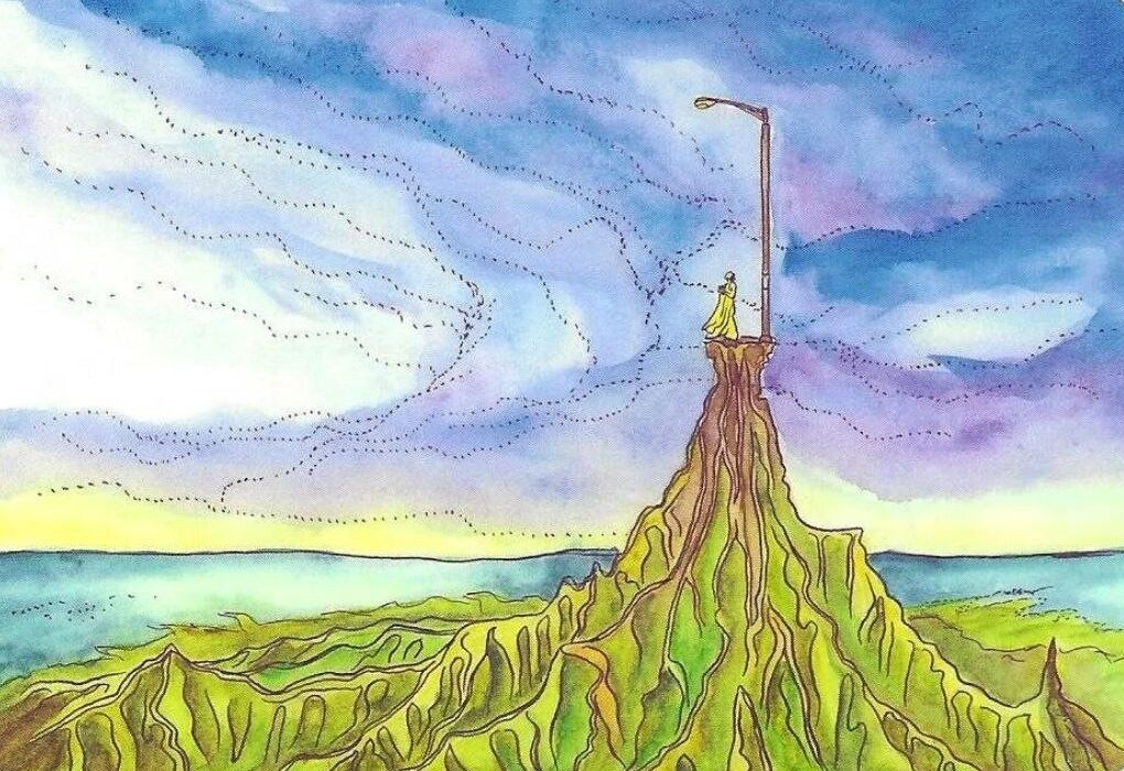 Близкие дали. Метафорическая картинка с пятью горами