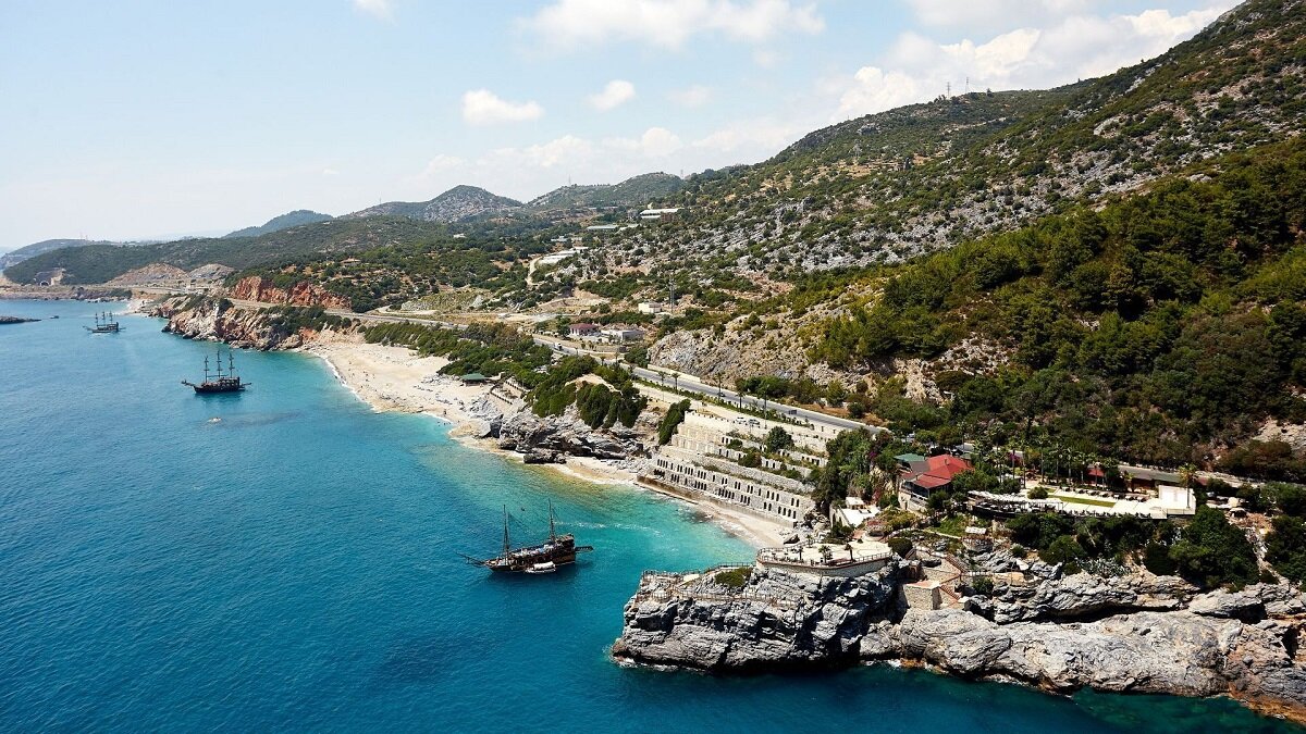 Панорама пляжа Улаш