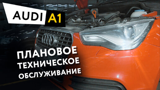 Плановое техническое обслуживание автомобиля Audi A1 1,4 TFSI