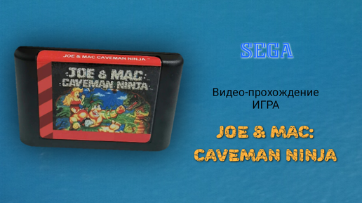 Sega игра Joe & Mac: Caveman Ninja (Джо и Мак: Пещерные ниндзя) видео-прохождение игры