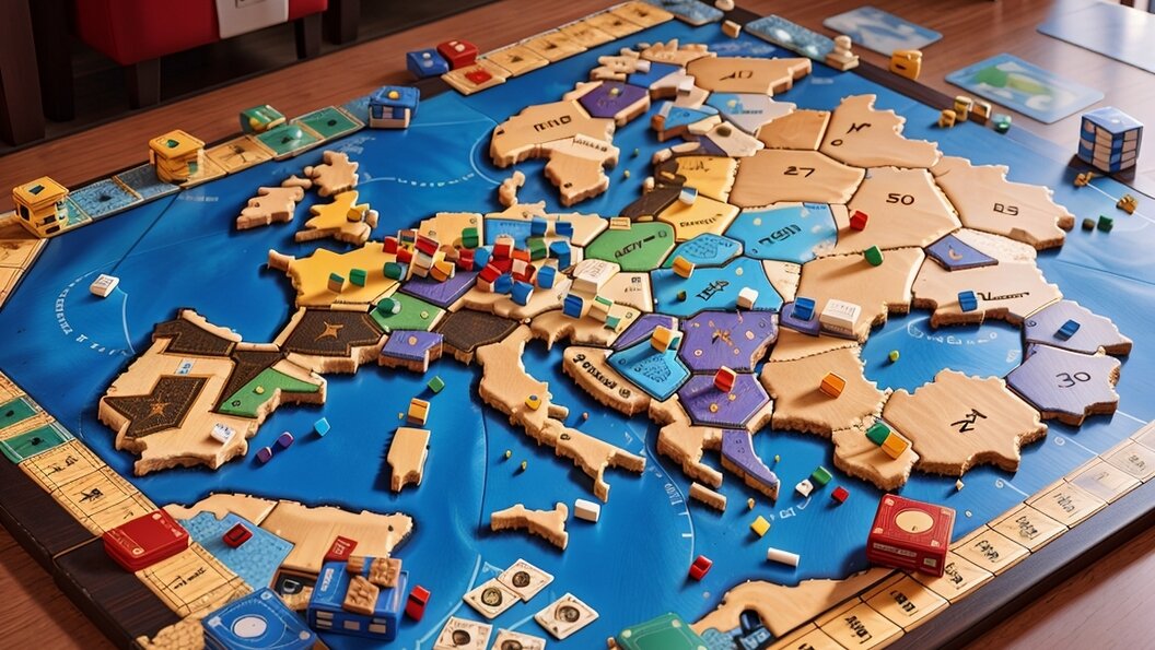 Так видит ИИ настольные евро игры