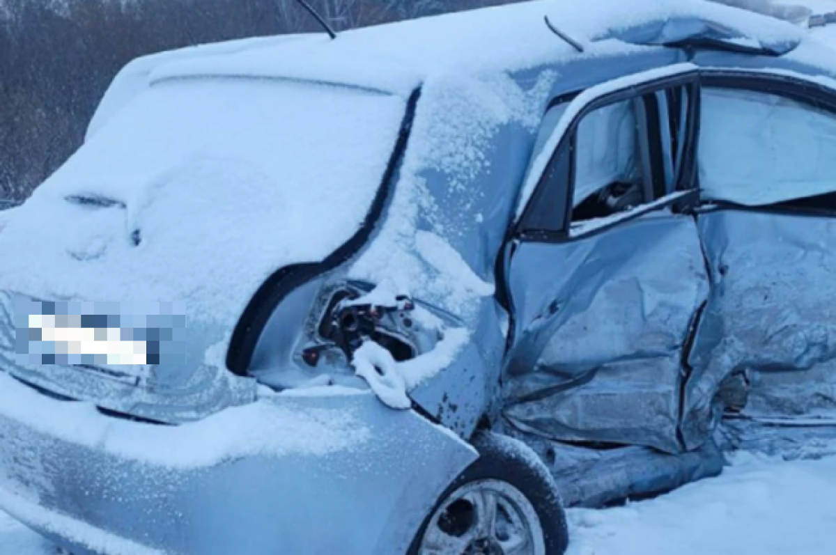    В Новосибирской области женщина погибла в ДТП на заснеженной трассе