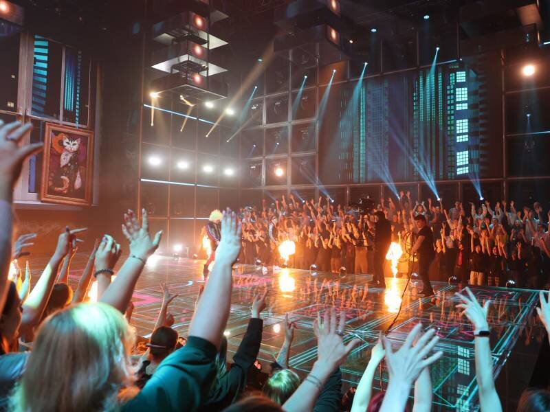 Кадр со съемок шоу «Фантастика»