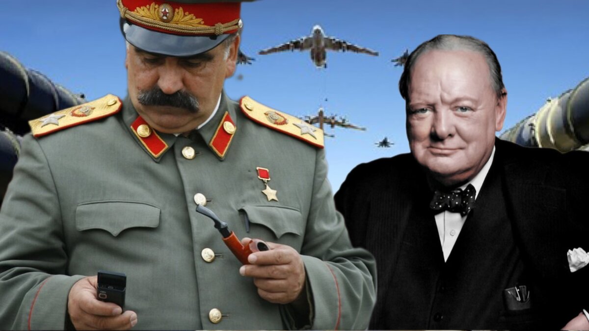 Сталин и Черчилль