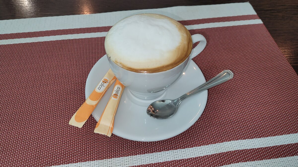 Чашечка первоклассного Капучино, и ты в форме. 