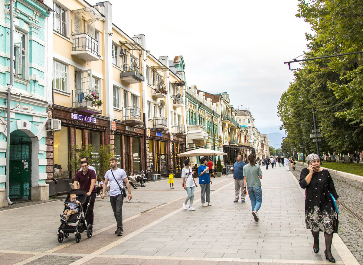 Главная улица Владикавказа - проспект Мира 