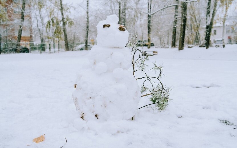    Фотофакт: 5 первых снеговиков Ижевска