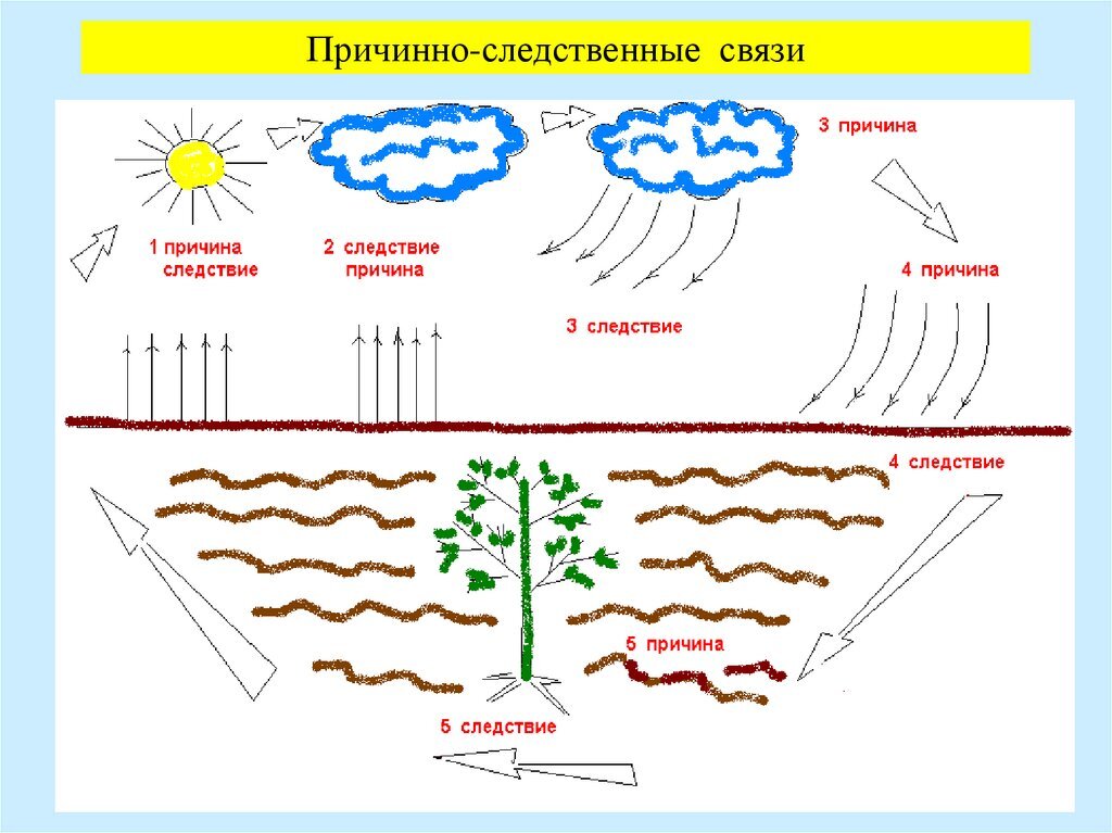 Картинки с причинно следственными связями