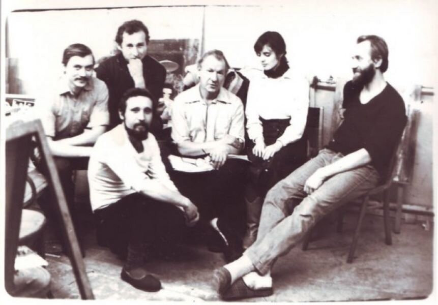 Михаил Николаевич - в центре; справа - Конотопов Вячеслав Геннадьевич.