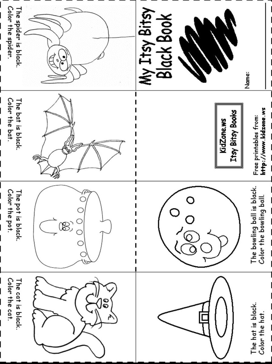 Itsy Bitsy book: Halloween 