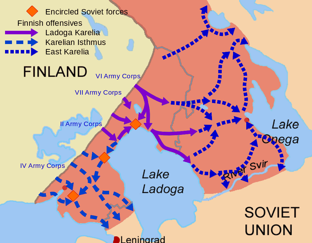 Финское наступление на Карельском перешейке в 1941 году 