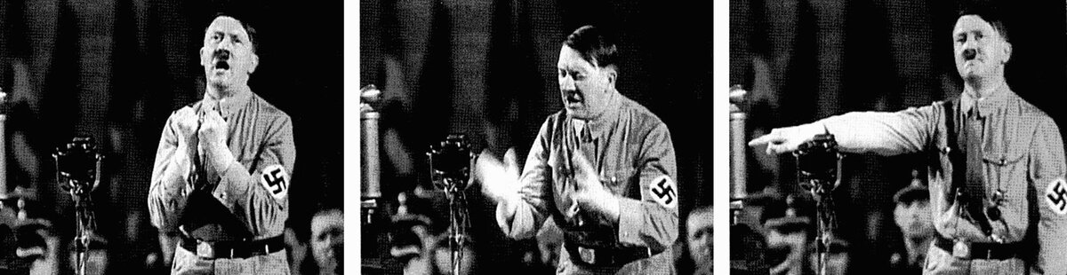 Гитлер на выступлении