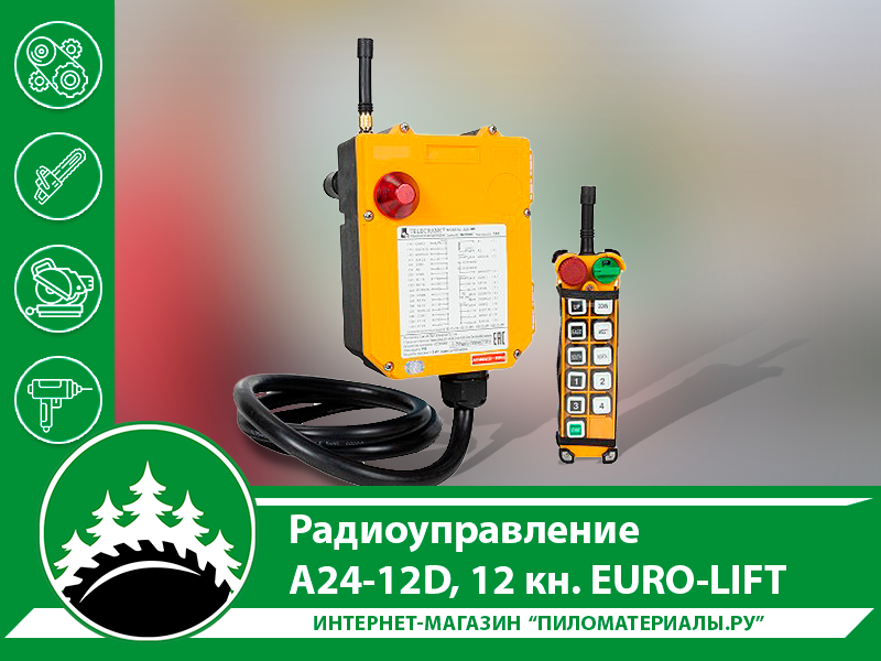 Радиоуправление. А24-12D, 12 кн. EURO-LIFT. Купить а нашем магазине