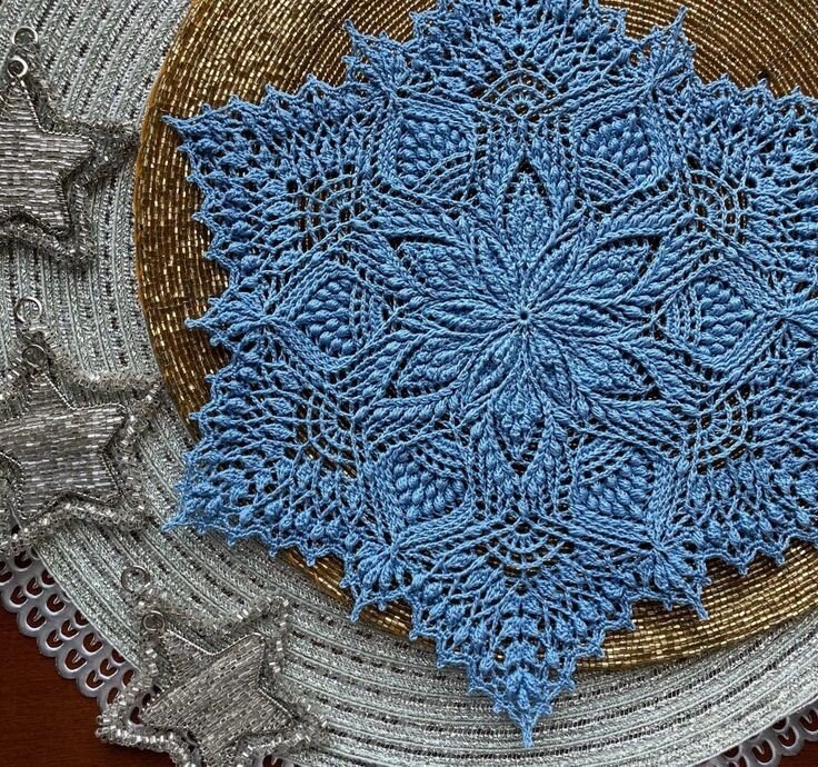 Салфетка крючком