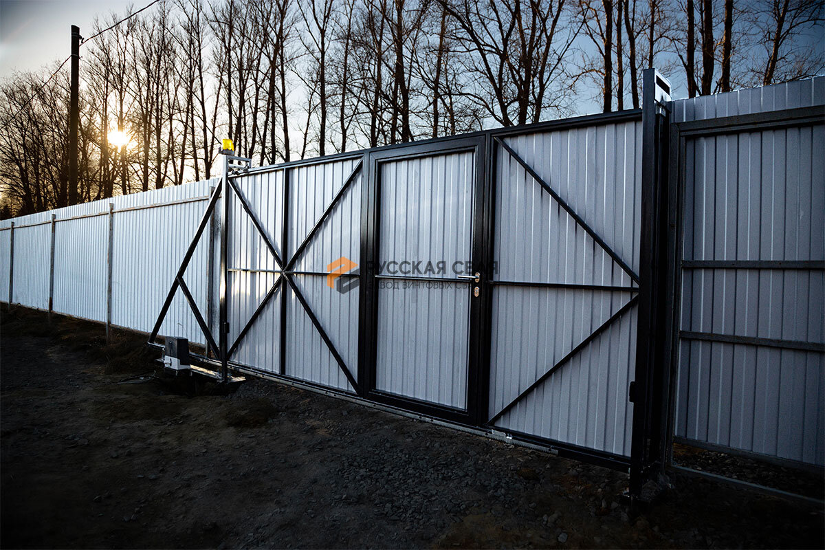 Фундамент для ОТКАТНЫХ ВОРОТ: каркасно-монолитный или свайно-винтовой ...