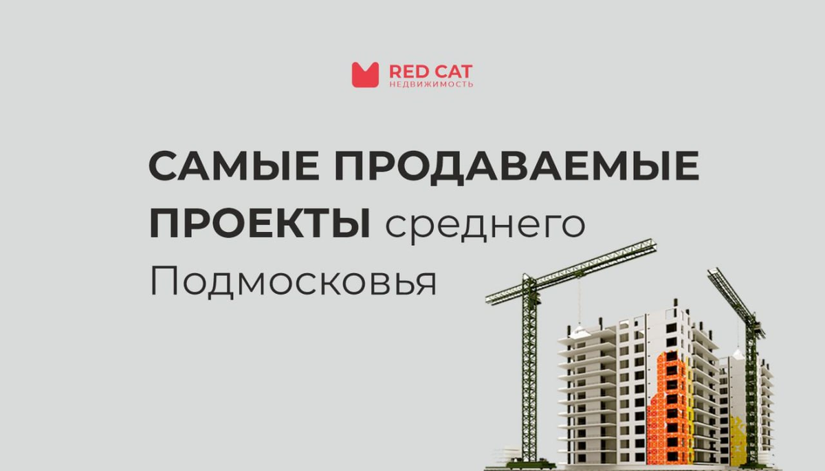 Самые продаваемые проекты среднего Подмосковья | Red Cat | Дзен